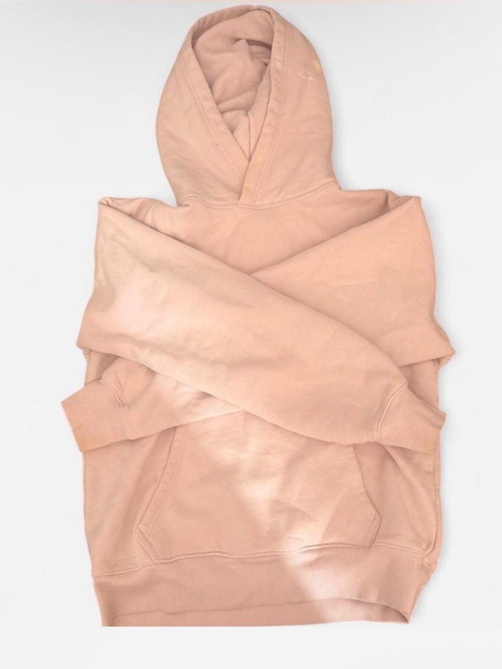 Aritzia Sweatfleece Cozy Fleece Hoodie in Light Blush